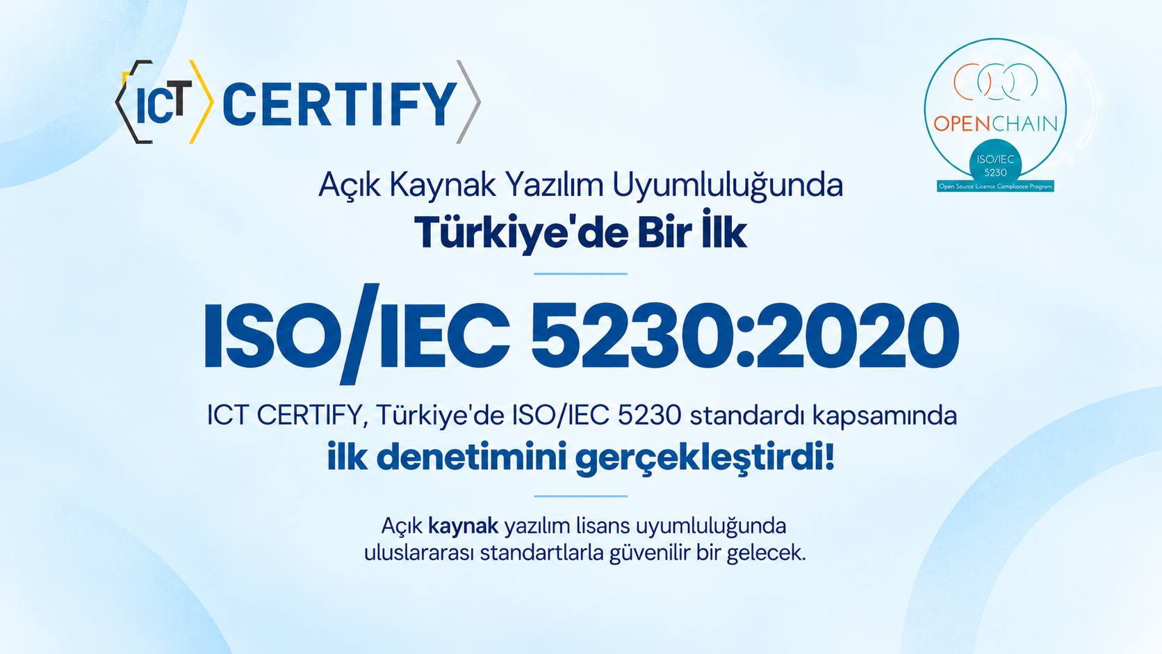 ISO/IEC 5230 İlk Denetim